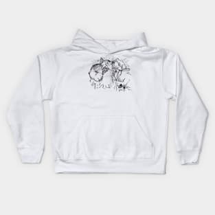 The Three Billy Goats Gruff - Fight Scene Kids Hoodie